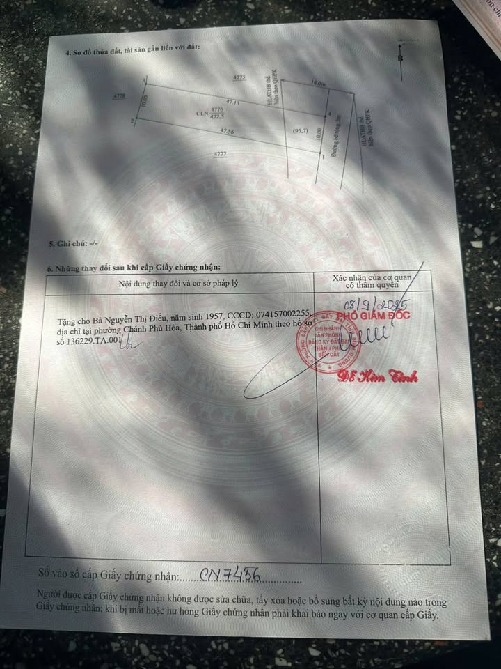 Đất nền Chánh Phú Hòa, Bến Cát 470m² giá 2.05 tỷ - Cơ hội đầu tư sinh lời!