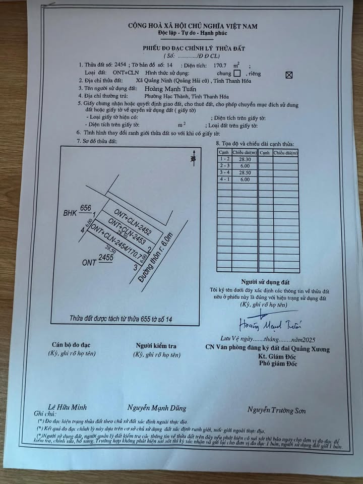 Đất nền Quảng Hải 170m² giá 800 triệu - Cơ hội đầu tư sinh lời!