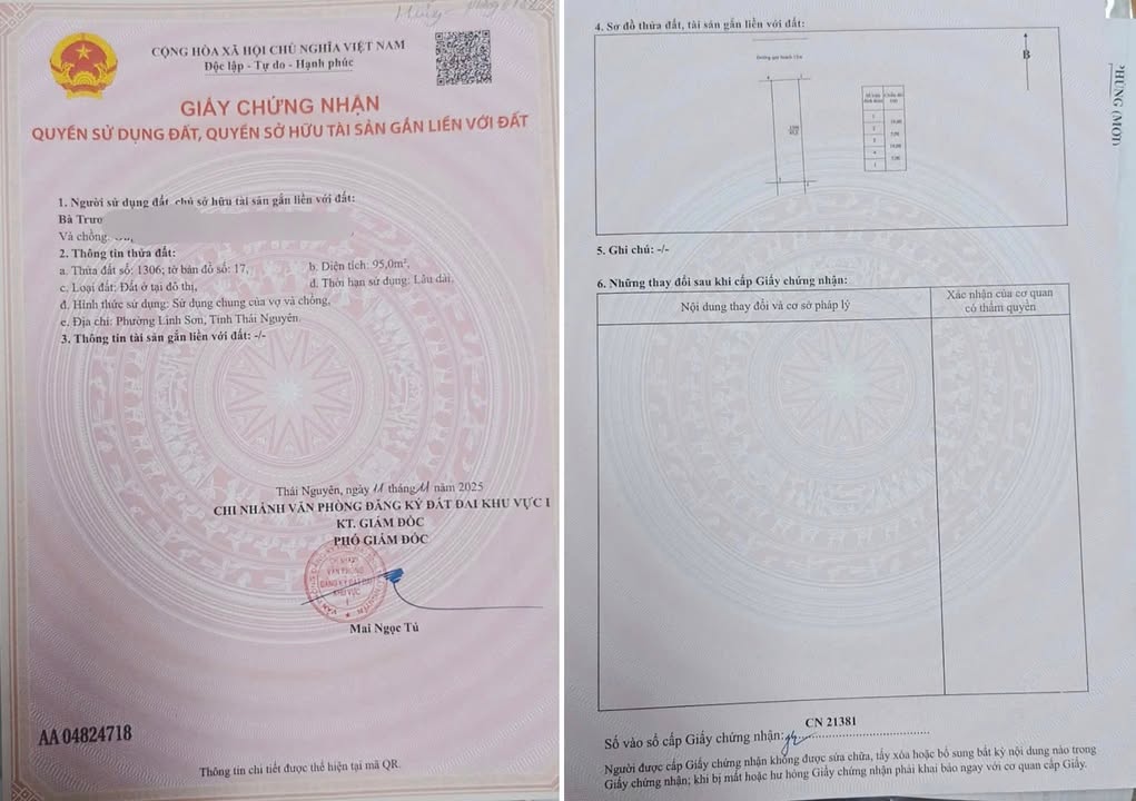 Đất nền HUD Đồng Bẩm Thái Nguyên 95m² giá 3 tỷ - Sổ hồng chính chủ!