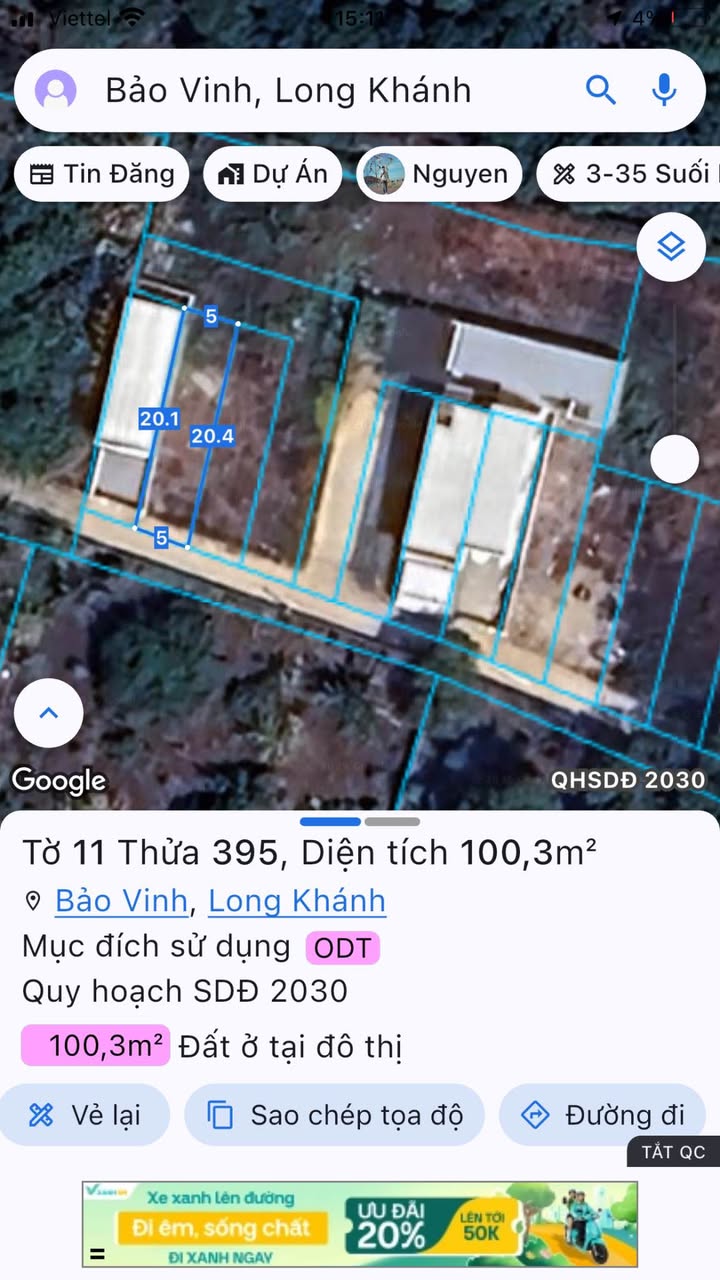 Đất nền Bảo Vinh Long Khánh 100m² giá 1.25 tỷ - Sổ hồng chính chủ, thương lượng ngay!