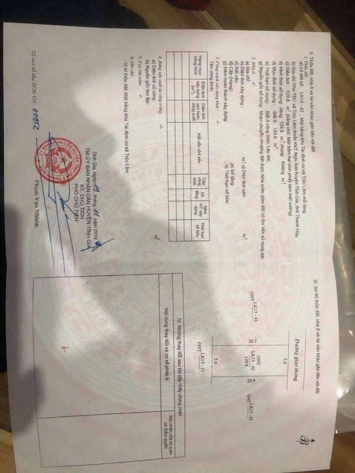 Đất nền Trúc Lâm Nghi Sơn 130m² giá 1.15 tỷ - Sổ đỏ chính chủ, hướng Bắc!