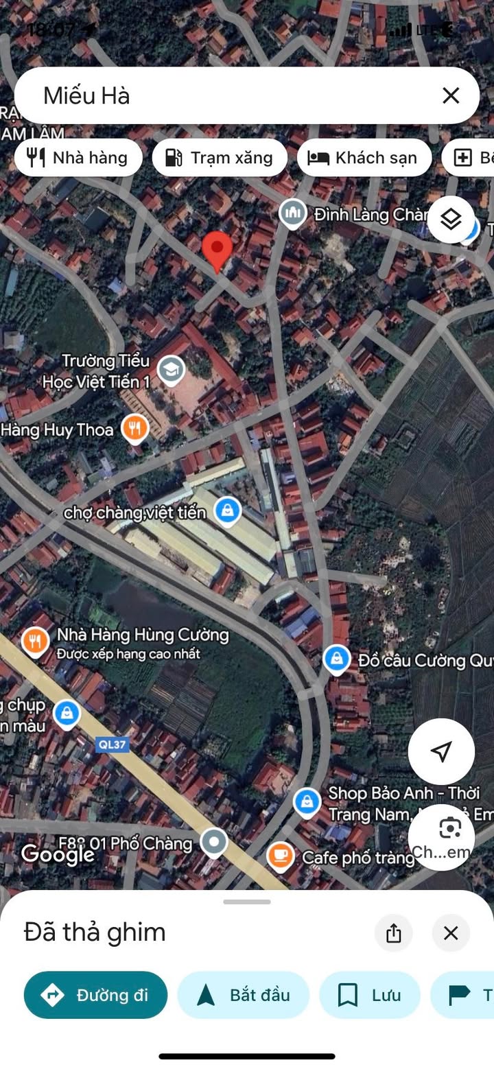 Đất nền Việt Tiến, Việt Yên 216m² giá 1 tỷ - Cơ hội đầu tư hấp dẫn!