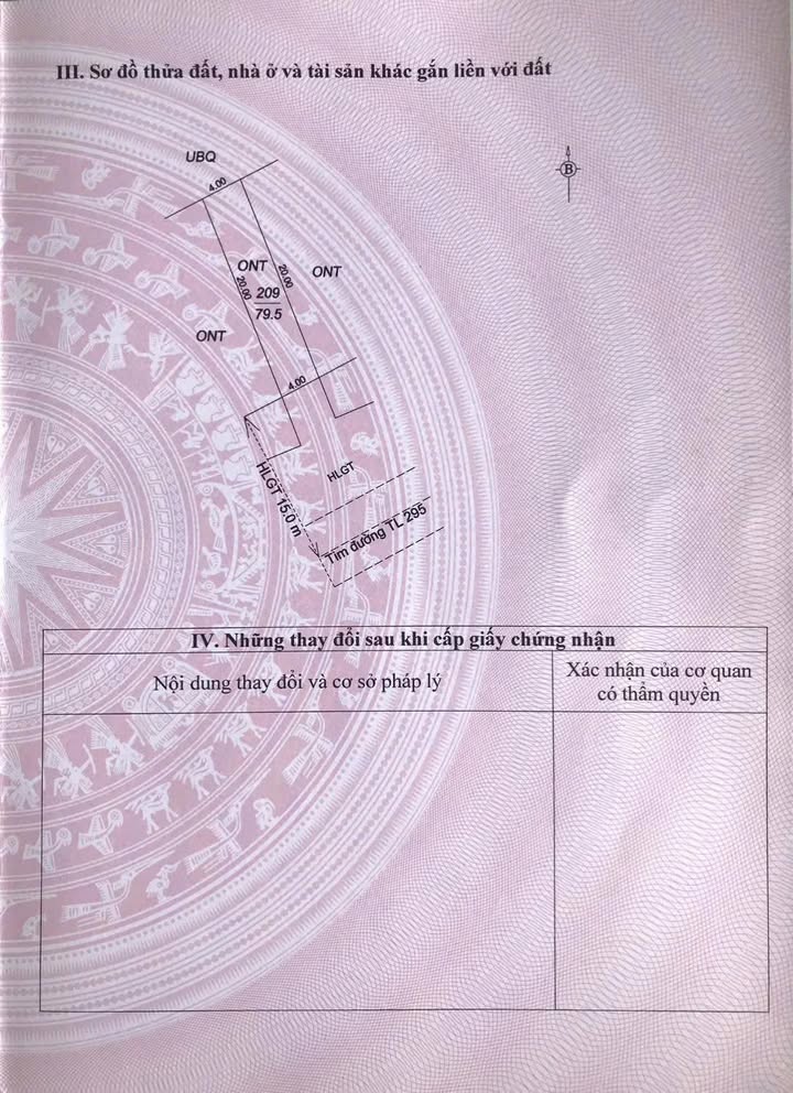 Đất nền Hợp Đức, Tân Yên 79m² - Mặt tiền 4m, vị trí đắc địa bám trục TL295!