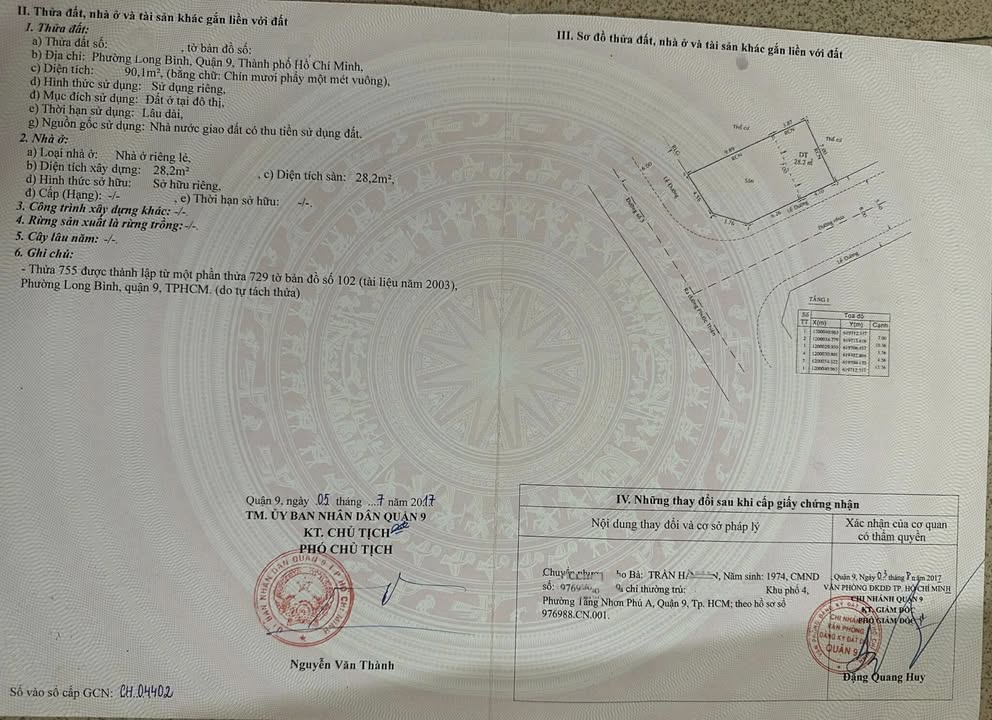 Đất nền lô góc Long Thạnh Mỹ 90m² giá 5.8 tỷ - Cơ hội đầu tư tuyệt vời!