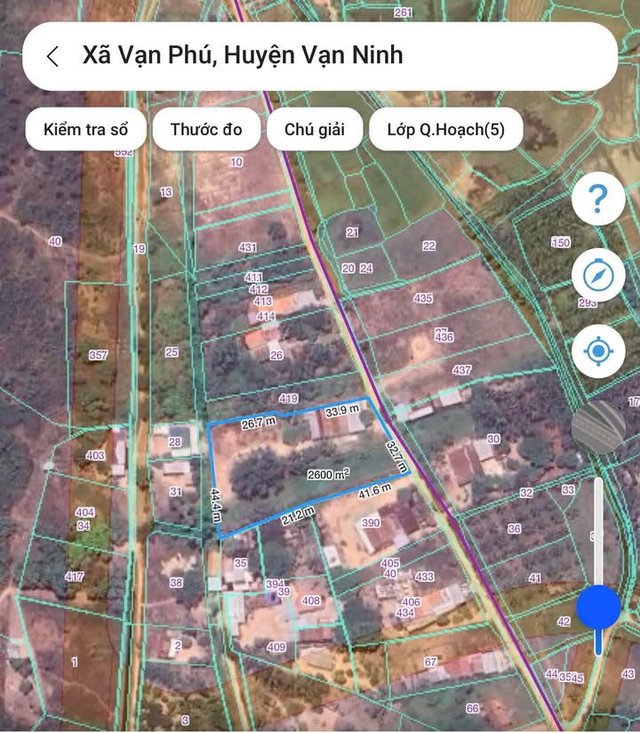 Bán lô đất + nhà ở Vạn Phú 2597m² giá 3.116 tỷ - Tiềm năng phát triển cao!