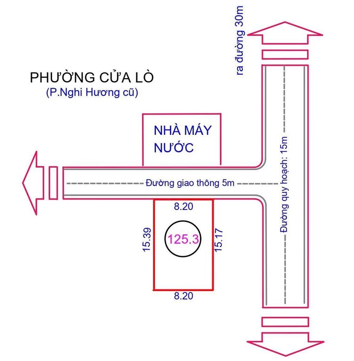 Đất nền Nghi Hương Cửa Lò 125m² giá 1.4 tỷ - Đường bê tông 5m thông thoáng!