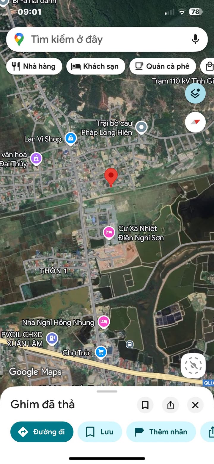 Đất nền chính chủ Trúc Lâm 350m² chỉ 1 tỷ - Sổ hồng riêng, hướng Đông!