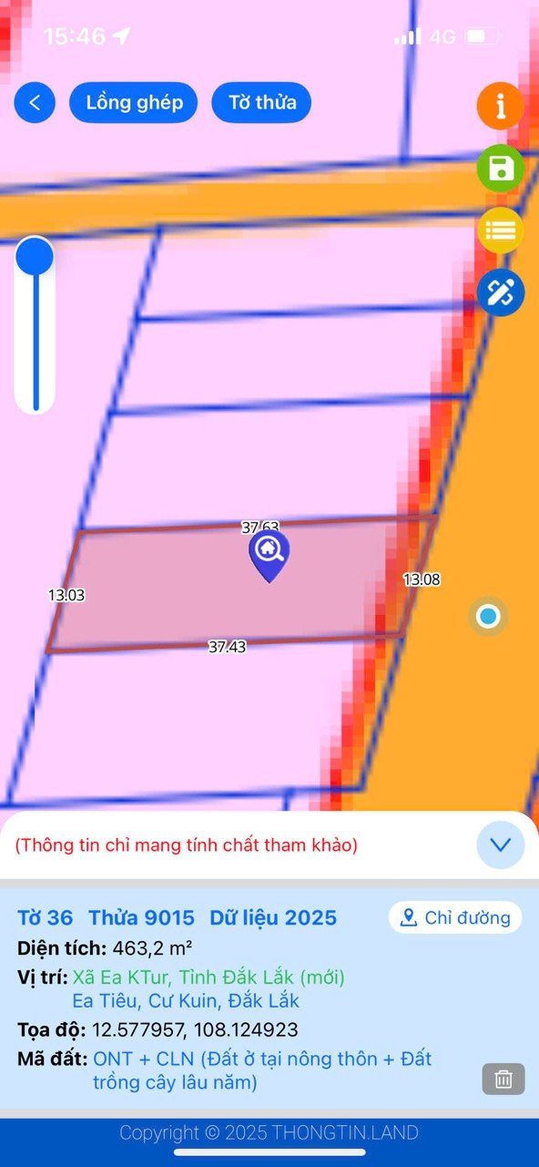 Đất nền Cư Kuin Đắk Lắk 494m² giá 4.9 tỷ - Cơ hội đầu tư sinh lời!