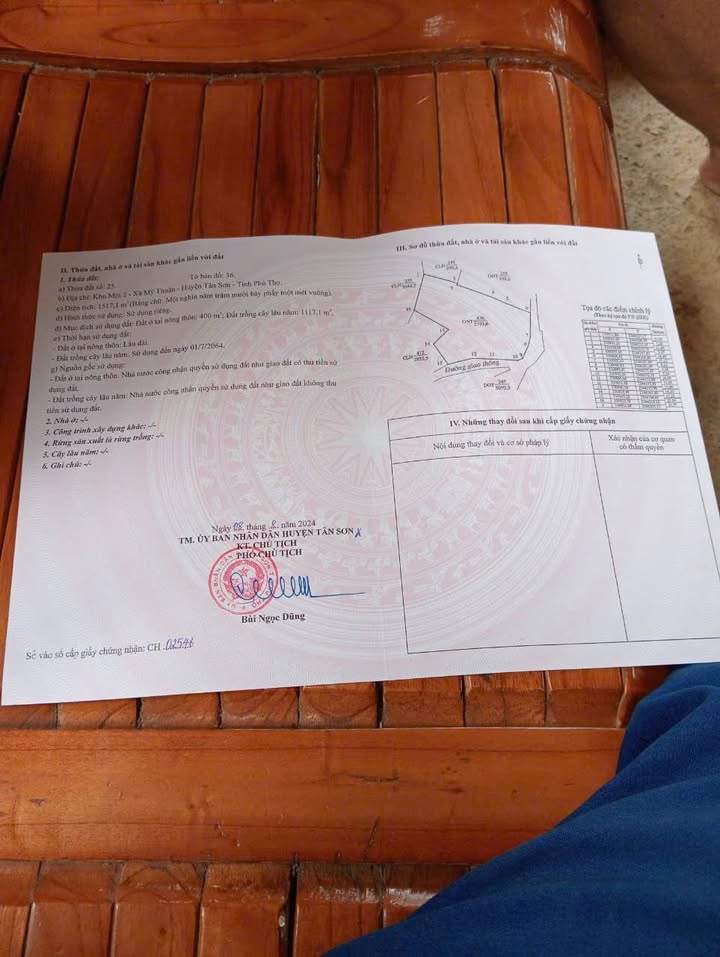 Lô đất Farm Mỹ Thuận, Tân Sơn, Phú Thọ 3.300m² - Cơ hội đầu tư tuyệt vời!