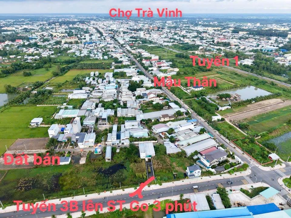 Đất nền 118m² hướng Đông Bắc tại Khu Phát Tài 1, Trà Vinh - Giá chỉ 799 triệu!