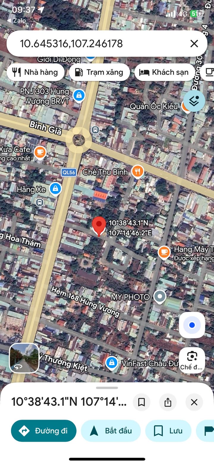 Đất nền Ngãi Giao Châu Đức 269m² giá 1.4 tỷ - Cơ hội đầu tư tốt!