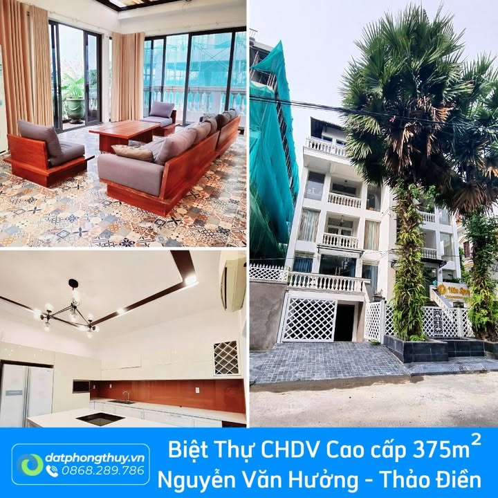 Bán Tòa Biệt Thự Căn Hộ Dịch Vụ Cao Cấp Thảo Điền 375m² giá 106 tỷ - Cơ hội đầu tư sinh lời!