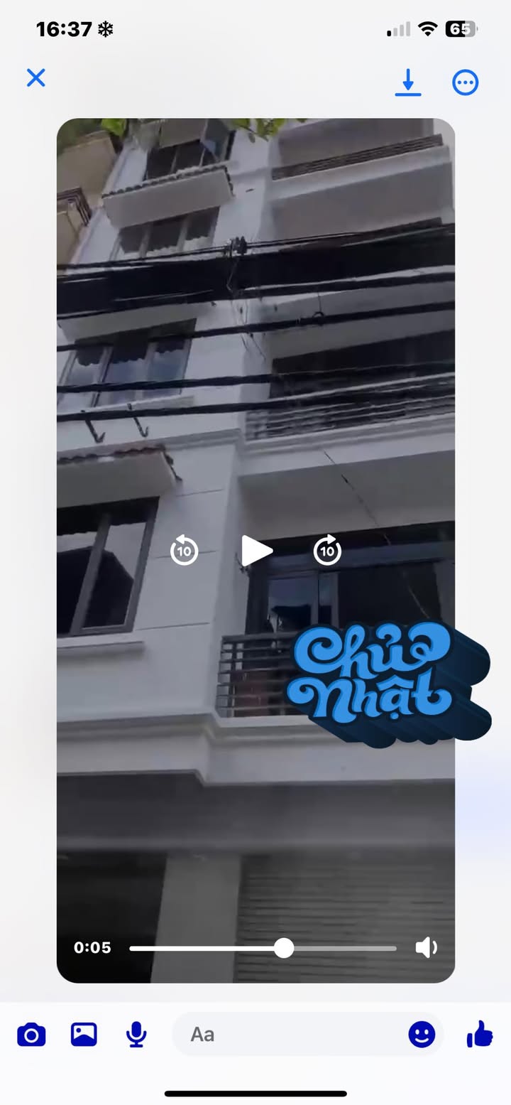 Nhà cho thuê Ngõ 245 Định Công, Hoàng Mai 65m² - Thang máy, kinh doanh sầm uất