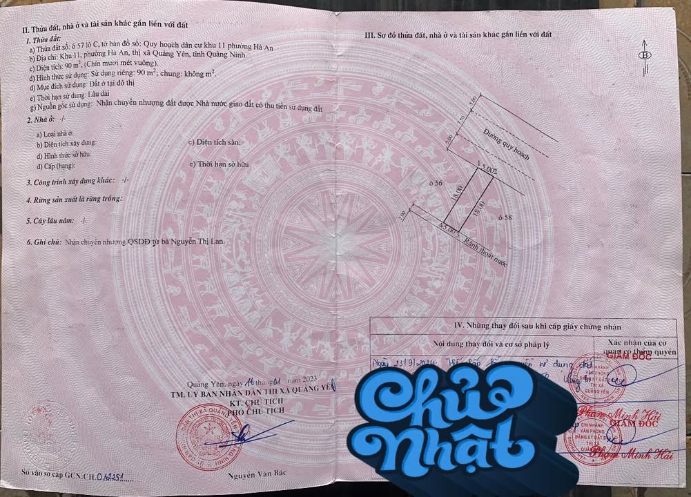 Đất nền 57m² tại khu 11, Hà An, Quảng Yên - Giá 2 tỷ, chính chủ bán gấp!