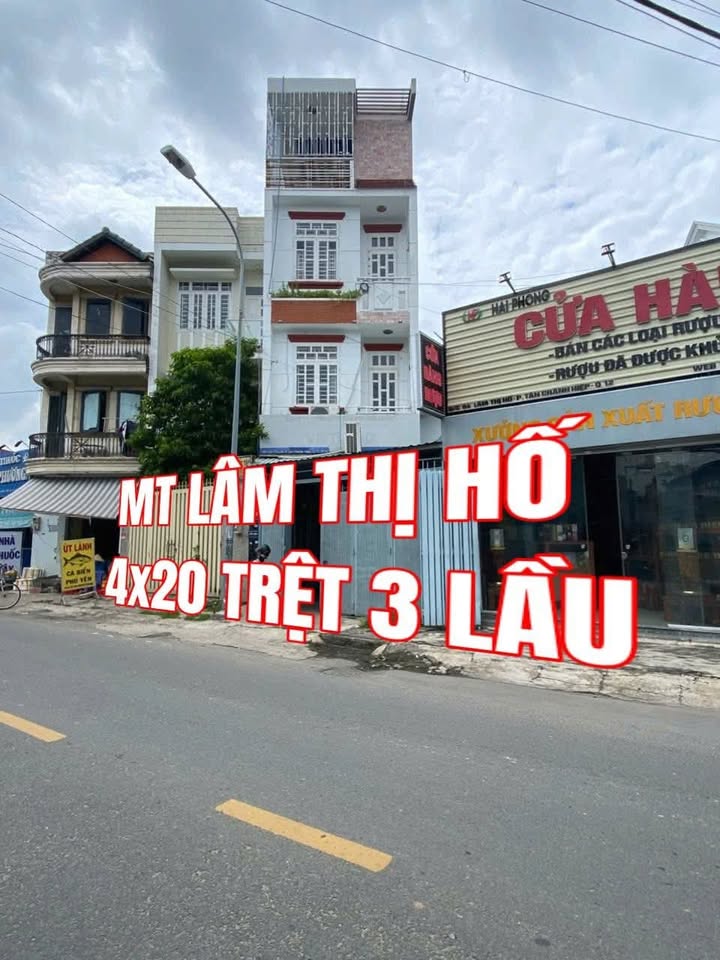 Nhà mặt tiền Lâm Thị Hố, Quận 12, 74m² giá 6.69 tỷ - Đầu tư sinh lời ngay!