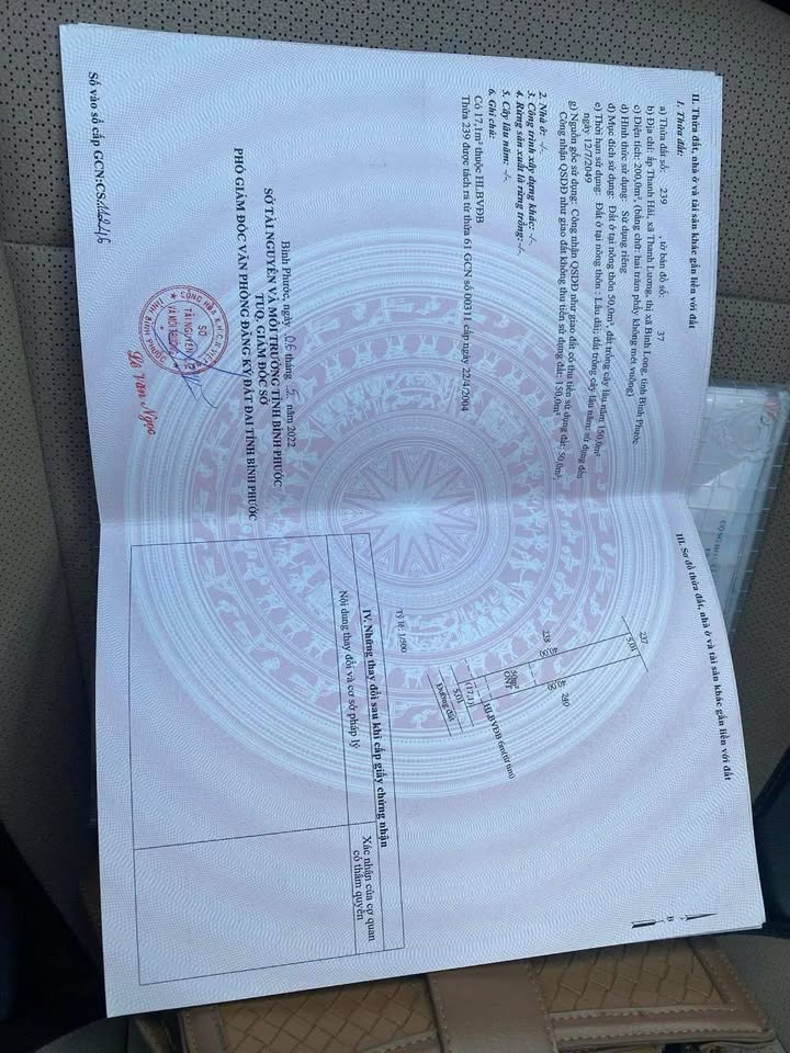 Đất nền Thanh Lương, Bình Long 200m² giá 1 tỷ - Đường thông dân cư đông đúc!