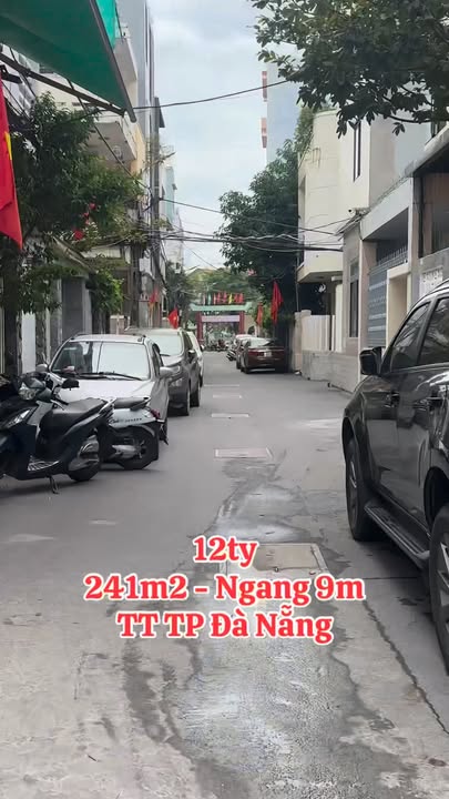 Đất nền xây dựng căn hộ villa tại Hải Châu, Đà Nẵng 241m² giá 12 tỷ - Hàng hiếm không thể bỏ lỡ!