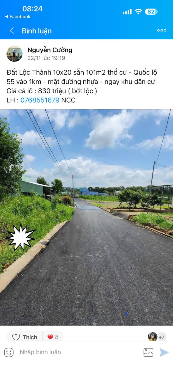 Đất nền Lộc Thành Bảo Lâm 210m² giá chỉ 730 triệu - Cơ hội đầu tư hấp dẫn!