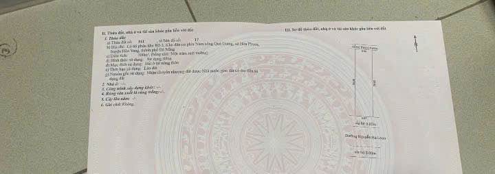 Đất nền 100m² đường Nguyễn Bá Loan, Hòa Phước, Đà Nẵng - Giá tốt chỉ 3.35 tỷ!