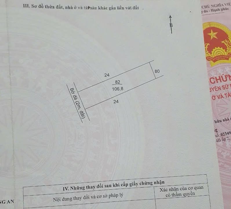 Đất thổ cư 106m² tại xã Tân Bửu, huyện Bến Lức - Giá 550 triệu, đầu tư sinh lời!