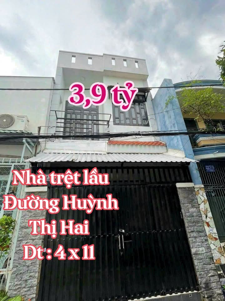 Nhà 1 Trệt 1 Lầu Trung Mỹ Tây, 33m² giá 3.9 tỷ - Sổ hồng chính chủ!
