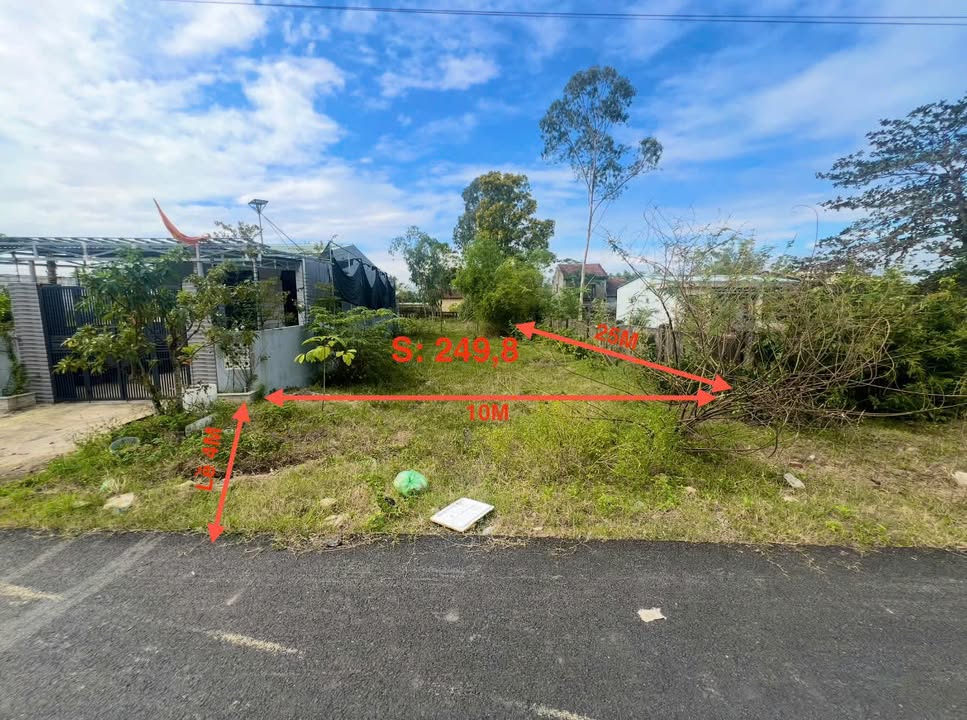 Đất xây biệt thự Hòa Tiến 249,8m² giá 2.65 tỷ - Hướng Đông Bắc, không ngập lụt!