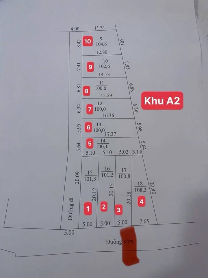 Đất nền thổ cư Ba Vì 100m² giá chỉ từ 550 triệu - Tiềm năng tăng giá mạnh!