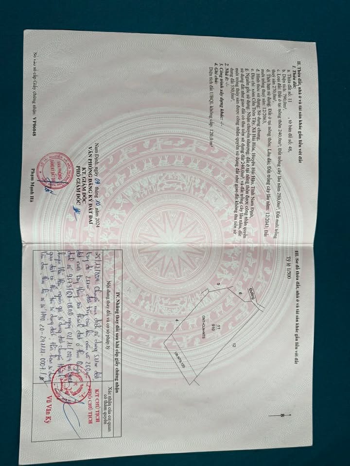 Đất nền mặt đường đê tại xã Hải Hòa 910m² - Đầu tư sinh lời ngay!