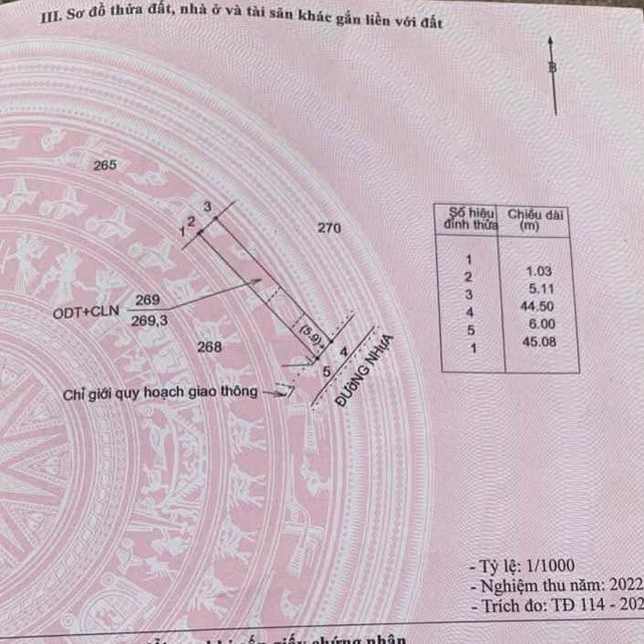 Đất thổ cư Đắk Mâm 270m² giá 330 triệu - Cơ hội đầu tư tuyệt vời!