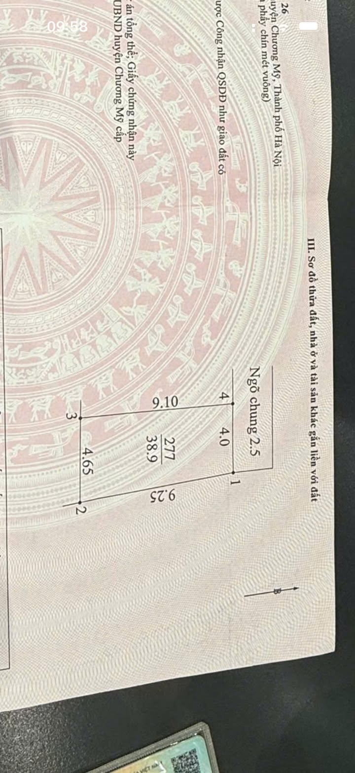 Đất nền Phụng Châu, Chương Mỹ 39m² giá chỉ 3 tỷ - Cơ hội đầu tư tuyệt vời!