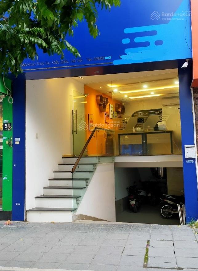 Cho thuê văn phòng mặt tiền Khúc Thừa Dụ, Cầu Giấy 46m² - Vỉa hè 7.5m, giá chỉ 35 triệu!