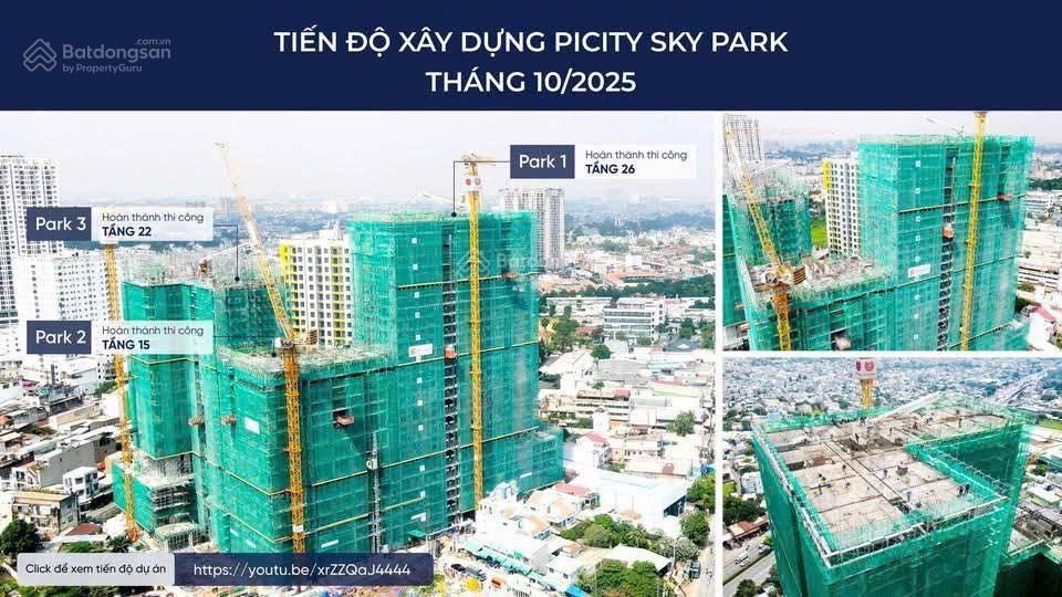 Căn hộ Picity Sky Park Dĩ An 60m² giá 2.8 tỷ - Công nghệ IOT hiện đại!
