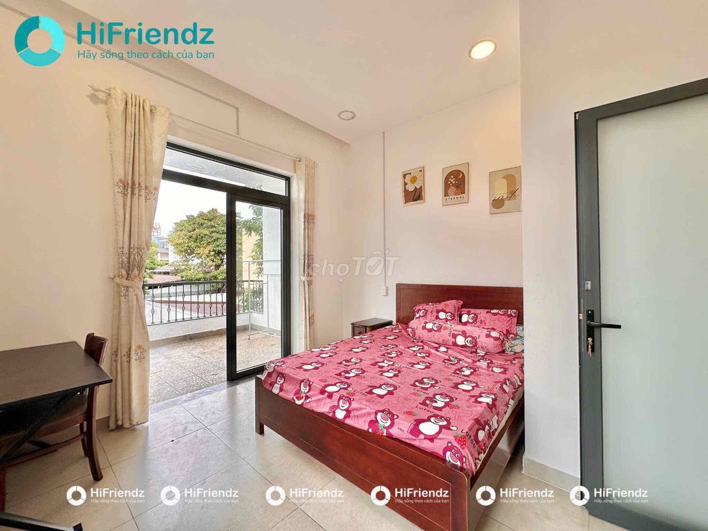 Căn hộ 1PN Nguyễn Tri Phương Dĩ An 50m² giá 5 triệu - Full nội thất, ban công rộng rãi!