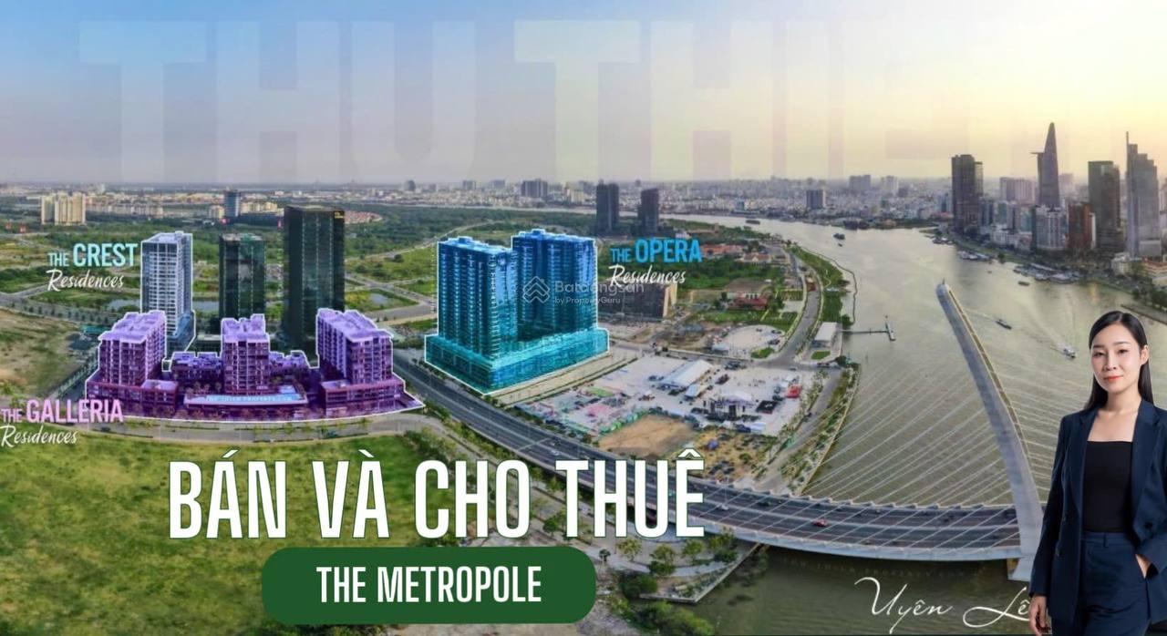 Căn hộ 2PN The Opera Residence Thủ Thiêm 80.86m² giá 16.8 tỷ - View đẹp thoáng