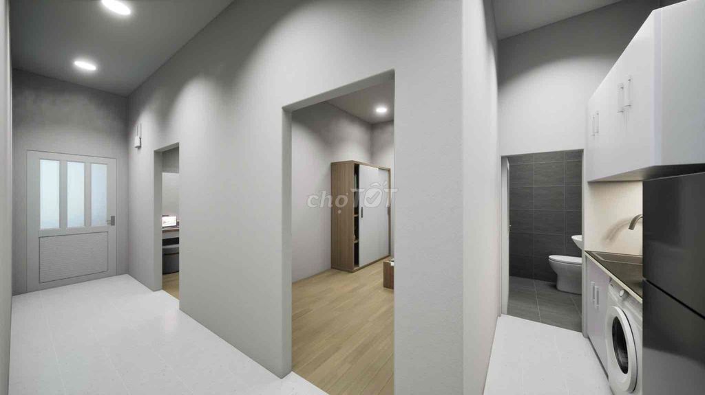 Căn hộ 2 phòng ngủ mới xây tại chợ Hạnh Thông Tây, giá 6.9 triệu - An ninh, thoáng mát!