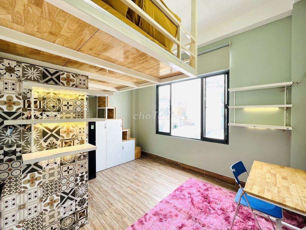 Phòng gác lửng 25m² tại 41 Nguyễn Khuyến, Bình Thạnh - Full tiện nghi, giá chỉ 4.5 triệu!