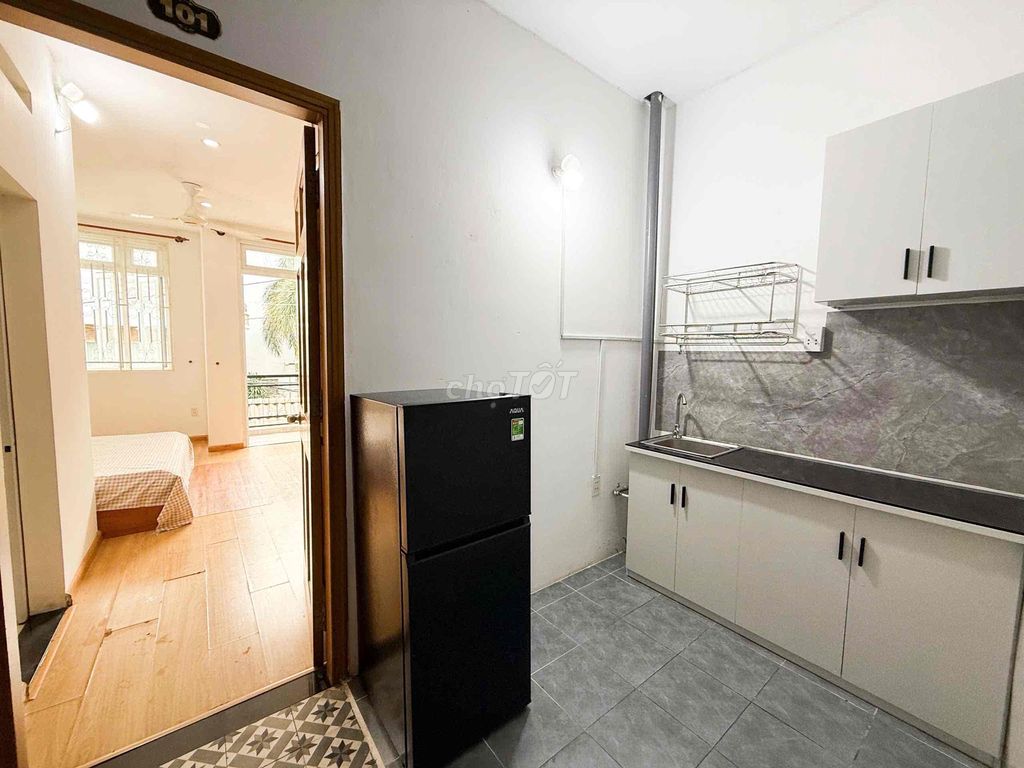 Căn hộ cho thuê Bàu Bàng, Tân Bình 10m² giá 6 triệu - Full nội thất, tiện nghi hiện đại!