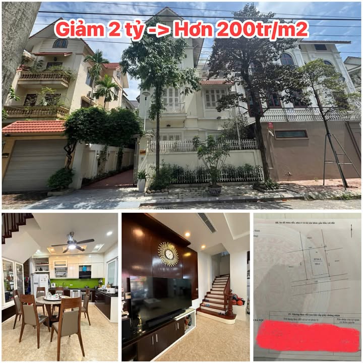 Biệt thự Vạn Phúc 180m² giá 23.4 tỷ - Khu vực an ninh tốt, gần trường Quốc tế Nhật Bản!
