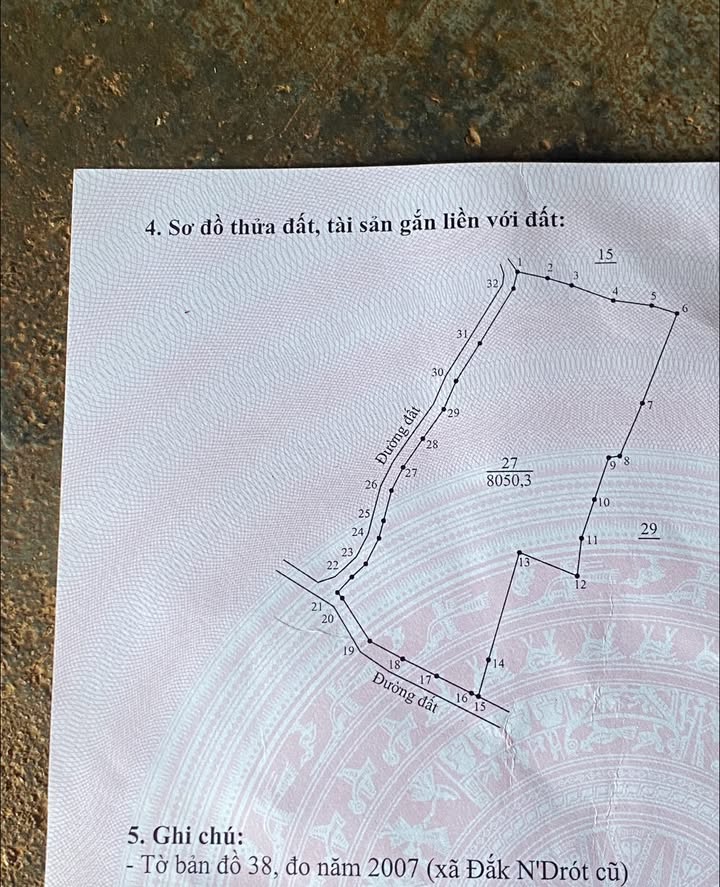 Đất nền Đắk N'rót Đắk Mil 8000m² giá 850 triệu - Cơ hội vàng cho nhà đầu tư!