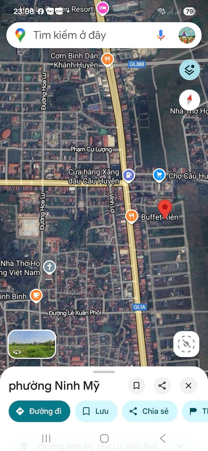 Đất nền thổ cư 108m² Thổ Trì, Ninh Mỹ giá 580 triệu - Sổ đỏ chính chủ!