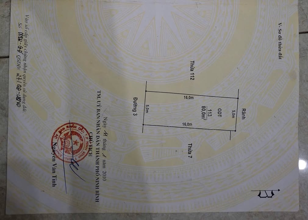 Lô đất 80m² tại phố Đông Sơn, phường Bích Đào - Đường ô tô tránh nhau, giá thỏa thuận!