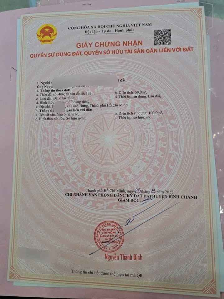 Nhà bán xã Phong Phú 50m² giá 3.35 tỷ - Sổ hồng riêng, thương lượng ngay!