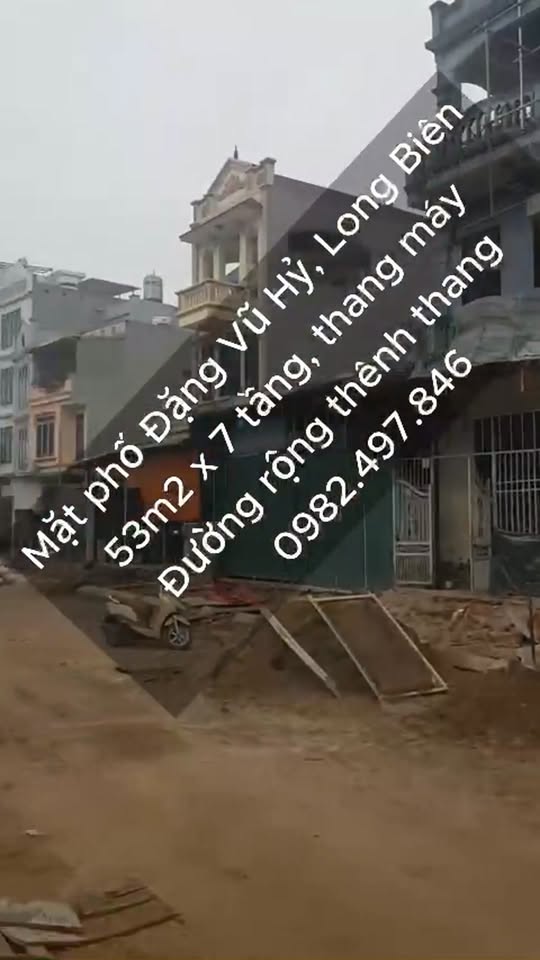 Nhà mặt phố Đặng Vũ Hỷ, Long Biên 53m² giá 18.6 tỷ - Kinh doanh đỉnh cao!