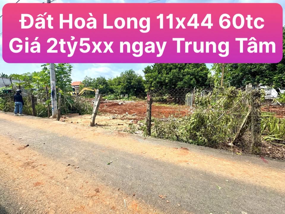 Đất nền Hòa Long, Bà Rịa-Vũng Tàu 485m² chỉ 2.5 tỷ - Cơ hội đầu tư hiếm có!