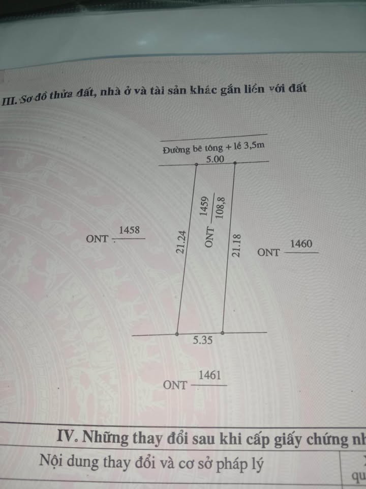 Đất ở Quế Phú, Quế Sơn 105m² - Gần chợ Mộc Bài, giá chỉ 4xx triệu