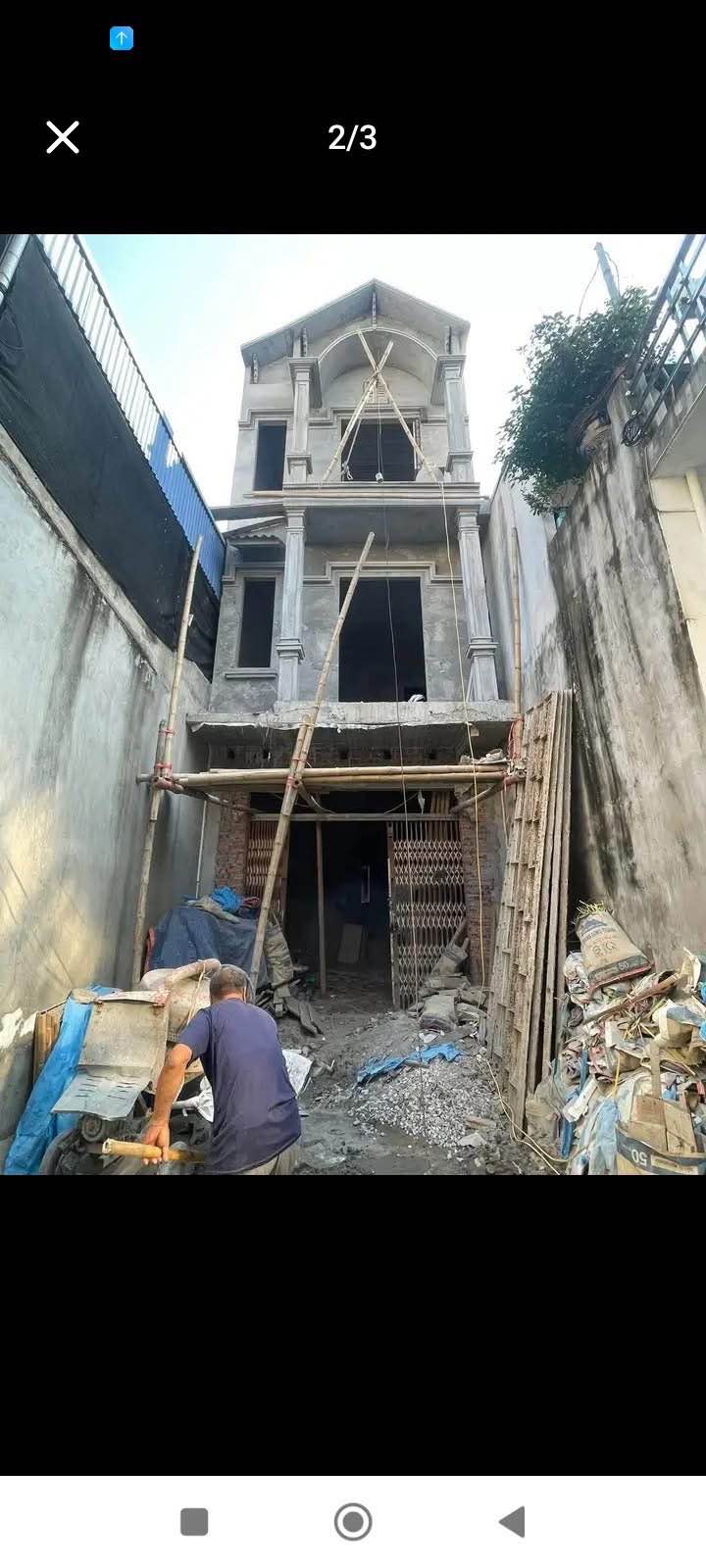 Nhà 3 tầng tại Đường Điện Biên - Đặng Việt Châu 80m² giá 4.38 tỷ - Ô tô để trong sân!