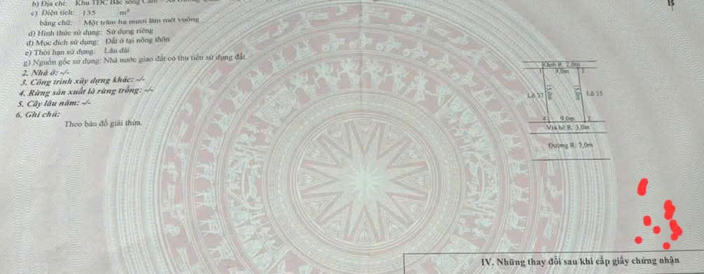 Đất nền Dương Quan, Thủy Nguyên 135m² giá 6.5 tỷ - Tiềm năng đầu tư sinh lời cao!