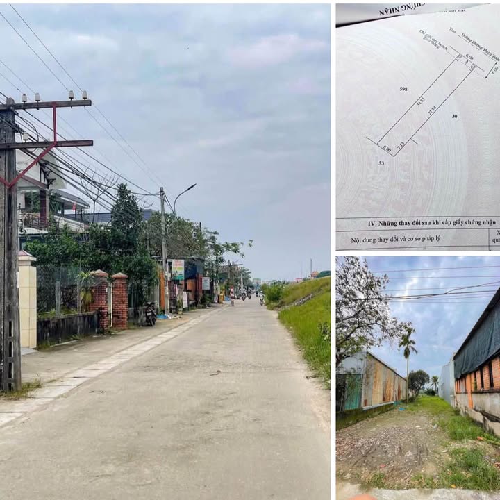Đất mặt tiền Dương Thiệu Tước, Thủy Dương 218m² giá 3 tỷ - Cơ hội đầu tư tuyệt vời!