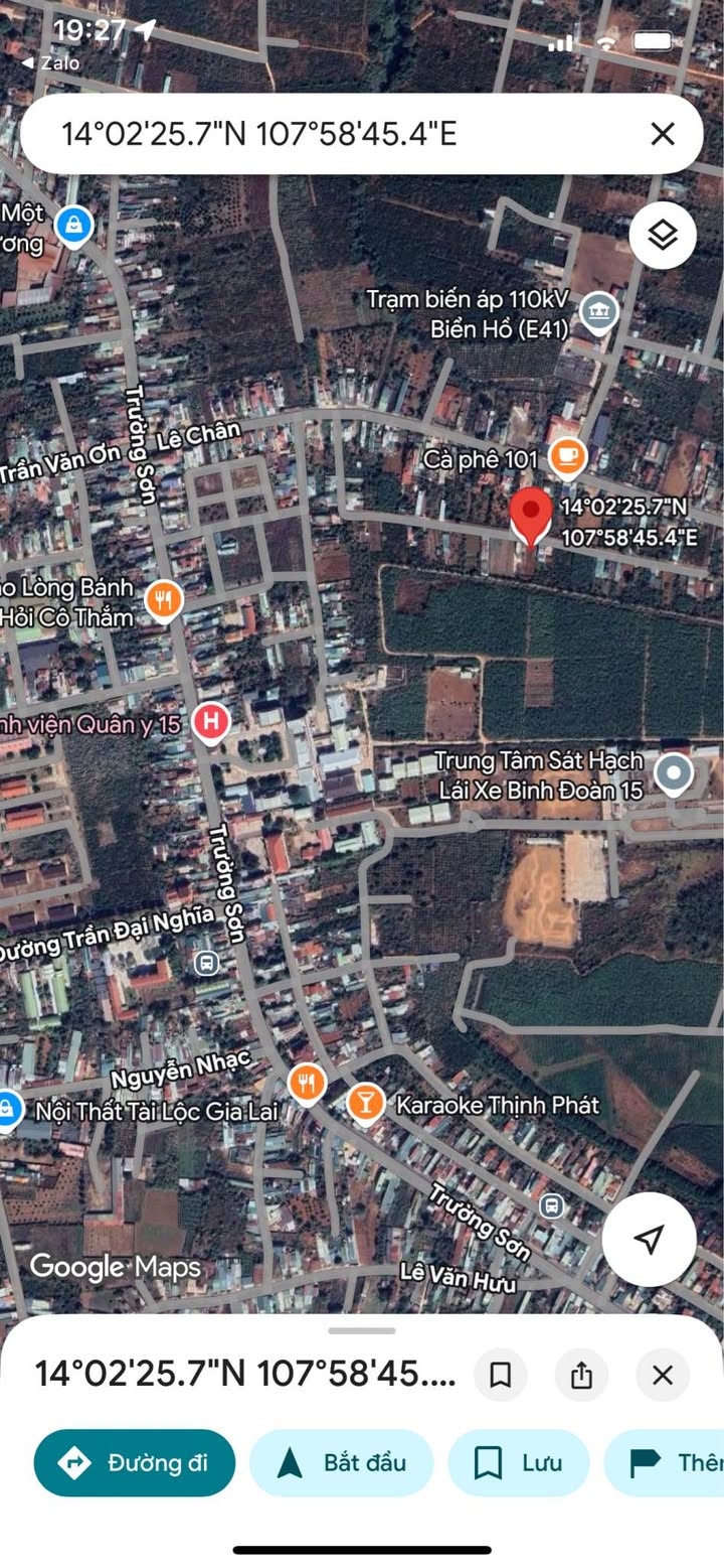 Đất nền Hẻm 129 Lê Chân, Pleiku 100m² - Giá cả thỏa thuận hấp dẫn!