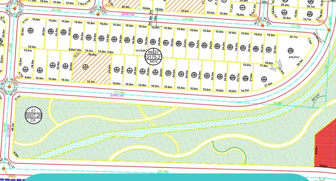 Bán lô đất biệt thự Suối Thó, Phù Cát 240m² giá 2.2 tỷ - View công viên xanh mát!